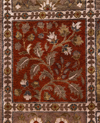 Overdyed One-of-a-Kind Wool Brown Area Rug 9' 0" x 12' 3"