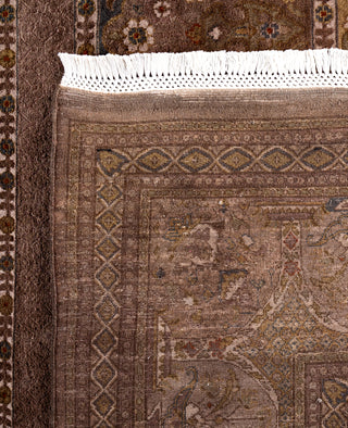 Overdyed One-of-a-Kind Wool Brown Area Rug 9' 0" x 12' 3"