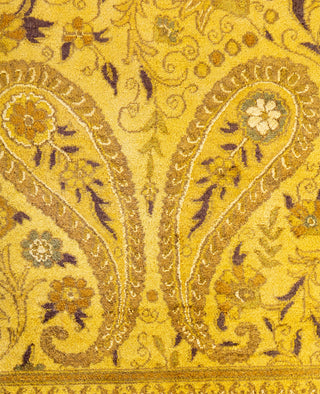 Overdyed One-of-a-Kind Wool Yellow Area Rug 5' 9" x 8' 4"