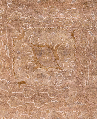 Overdyed One-of-a-Kind Wool Beige Area Rug 9' 2" x 12' 2"