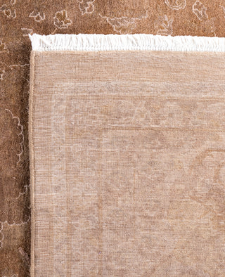 Overdyed One-of-a-Kind Wool Beige Area Rug 9' 2" x 12' 2"