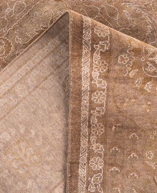 Overdyed One-of-a-Kind Wool Beige Area Rug 9' 2" x 12' 2"