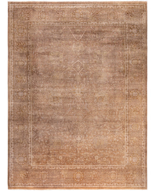Overdyed One-of-a-Kind Wool Beige Area Rug 9' 2" x 12' 2"