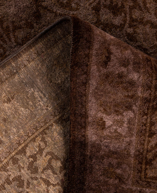 Fine Vibrance, One-of-a-Kind Hand-Knotted Area Rug  - Brown, 3' 1" x 5' 0"