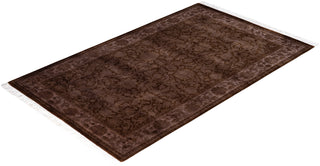 Fine Vibrance, One-of-a-Kind Hand-Knotted Area Rug  - Brown, 3' 1" x 5' 0"