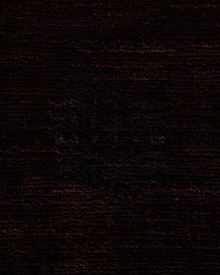 Modern - Contemporary Hand-Knotted Brown Runner 4' 1" x 10' 2"