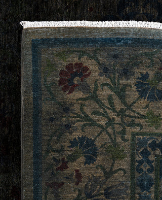 Overdyed One-of-a-Kind Wool Brown Area Rug 9' 2" x 12' 1"