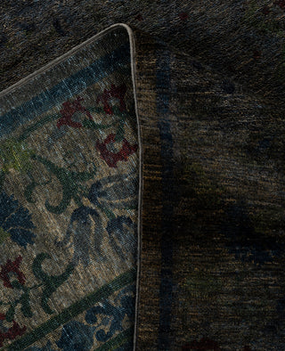 Overdyed One-of-a-Kind Wool Brown Area Rug 9' 2" x 12' 1"