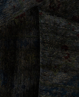 Overdyed One-of-a-Kind Wool Brown Area Rug 9' 2" x 12' 1"