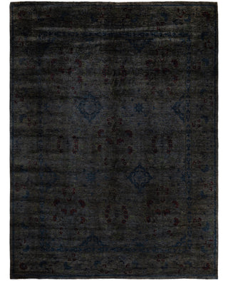 Overdyed One-of-a-Kind Wool Brown Area Rug 9' 2" x 12' 1"