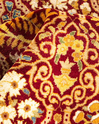 Traditional Hand Knotted Red Runner 2' 7" x 8' 7"