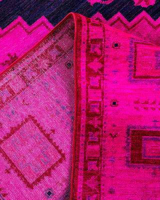 Overdyed Hand-Knotted Pink Area Rug 8' 10" x 12' 3"