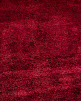 Contemporary Hand Knotted  Red Area Rug 6' 0" x 9' 0"