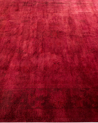 Contemporary Hand Knotted  Red Area Rug 6' 0" x 9' 0"