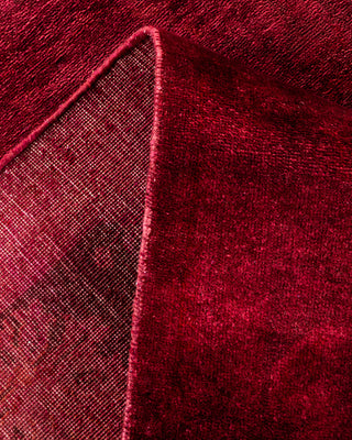 Contemporary Hand Knotted  Red Area Rug 6' 0" x 9' 0"