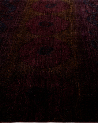 Modern - Contemporary Hand-Knotted Brown Area Rug 6' 1" x 11' 5"