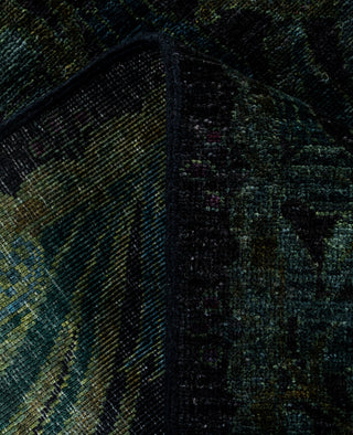 Overdyed One-of-a-Kind Wool Black Runner 2' 6" x 7' 10"