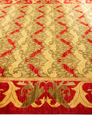 Modern - Contemporary Hand-Knotted Brown Area Rug 9' 6" x 13' 10"