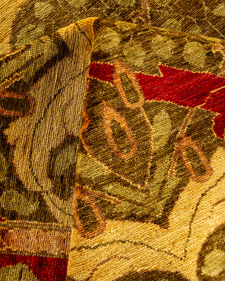 Modern - Contemporary Hand-Knotted Brown Area Rug 9' 6" x 13' 10"