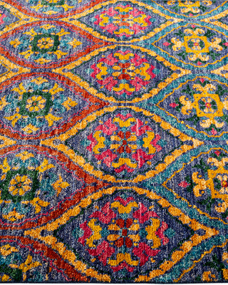 Modern - Contemporary Hand Knotted Multi Area Rug 4' 0" x 6' 0"