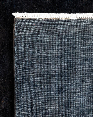 Contemporary Fine Vibrance Black Wool Area Rug - 9' 1" x 15' 4"