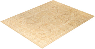 Traditional Hand-Knotted Ivory Area Rug 7' 10" x 10' 0"