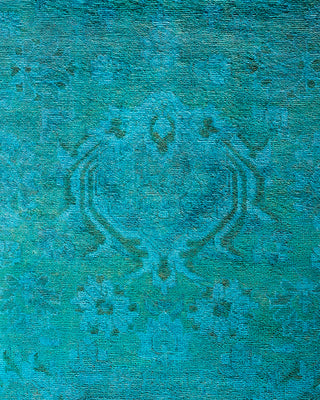 Vibrance, One-of-a-Kind Hand-Knotted Area Rug  - Blue, 9' 1" x 12' 1"