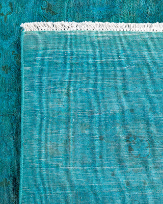 Vibrance, One-of-a-Kind Hand-Knotted Area Rug  - Blue, 9' 1" x 12' 1"