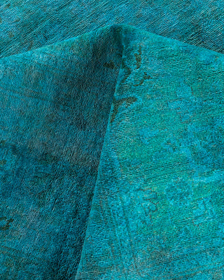 Vibrance, One-of-a-Kind Hand-Knotted Area Rug  - Blue, 9' 1" x 12' 1"