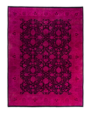 Fine Vibrance, One-of-a-Kind Hand-Knotted Area Rug  - Pink, 9' 1" x 12' 1"