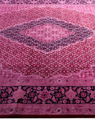 Fine Vibrance, One-of-a-Kind Hand-Knotted Area Rug  - Pink, 6' 1" x 9' 5"