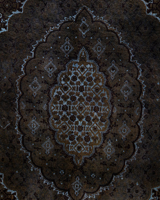 Fine Vibrance, One-of-a-Kind Hand-Knotted Area Rug  - Brown, 6' 5" x 10' 0"