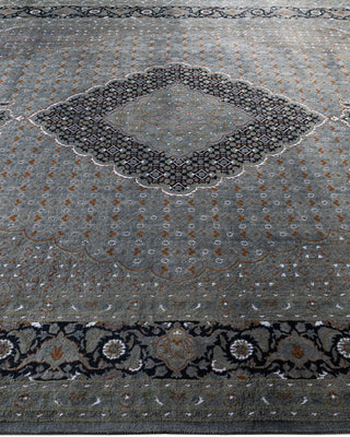 Fine Vibrance, One-of-a-Kind Hand-Knotted Area Rug  - Gray, 6' 8" x 9' 9"