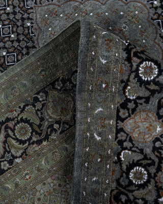 Fine Vibrance, One-of-a-Kind Hand-Knotted Area Rug  - Gray, 6' 8" x 9' 9"
