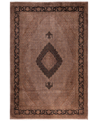 Overdyed Hand-Knotted Wool Modern-Contemporary Brown Area Rug 6' 7" x 9' 10"