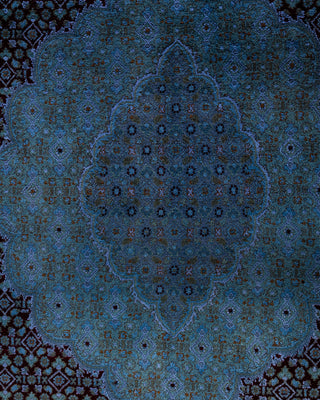 Fine Vibrance, One-of-a-Kind Hand-Knotted Area Rug  - Blue, 10' 3" x 15' 1"