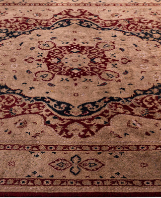 Overdyed Hand-Knotted Wool Modern-Contemporary Brown Area Rug 4' 6" x 7' 6"