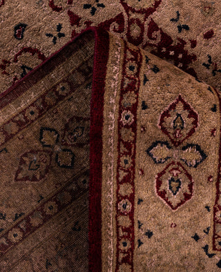 Overdyed Hand-Knotted Wool Modern-Contemporary Brown Area Rug 4' 6" x 7' 6"