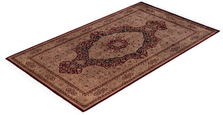 Overdyed Hand-Knotted Wool Modern-Contemporary Brown Area Rug 4' 6" x 7' 6"
