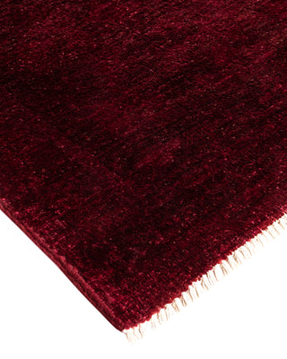 Contemporary Hand Knotted  Red Area Rug 9' 9" x 13' 4"
