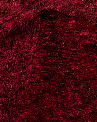Contemporary Hand Knotted  Red Area Rug 9' 9" x 13' 4"