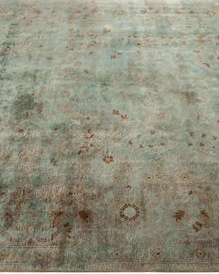 Contemporary Hand Knotted  Blue Area Rug 6' 0" x 8' 9"