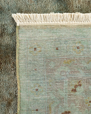 Contemporary Hand Knotted  Blue Area Rug 6' 0" x 8' 9"