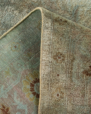 Contemporary Hand Knotted  Blue Area Rug 6' 0" x 8' 9"