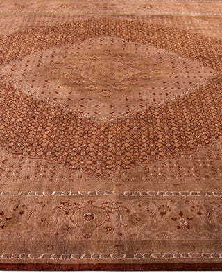 Overdyed Hand-Knotted Wool Modern-Contemporary Brown Area Rug 8' 3" x 10' 3"