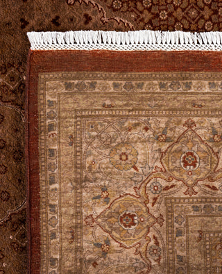 Overdyed Hand-Knotted Wool Modern-Contemporary Brown Area Rug 8' 3" x 10' 3"