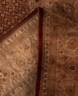 Overdyed Hand-Knotted Wool Modern-Contemporary Brown Area Rug 8' 3" x 10' 3"