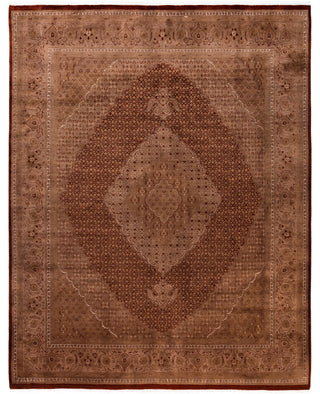 Overdyed Hand-Knotted Wool Modern-Contemporary Brown Area Rug 8' 3" x 10' 3"