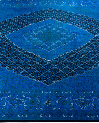 Fine Vibrance, One-of-a-Kind Hand-Knotted Area Rug  - Blue, 8' 2" x 10' 4"