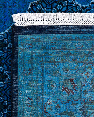 Fine Vibrance, One-of-a-Kind Hand-Knotted Area Rug  - Blue, 8' 2" x 10' 4"